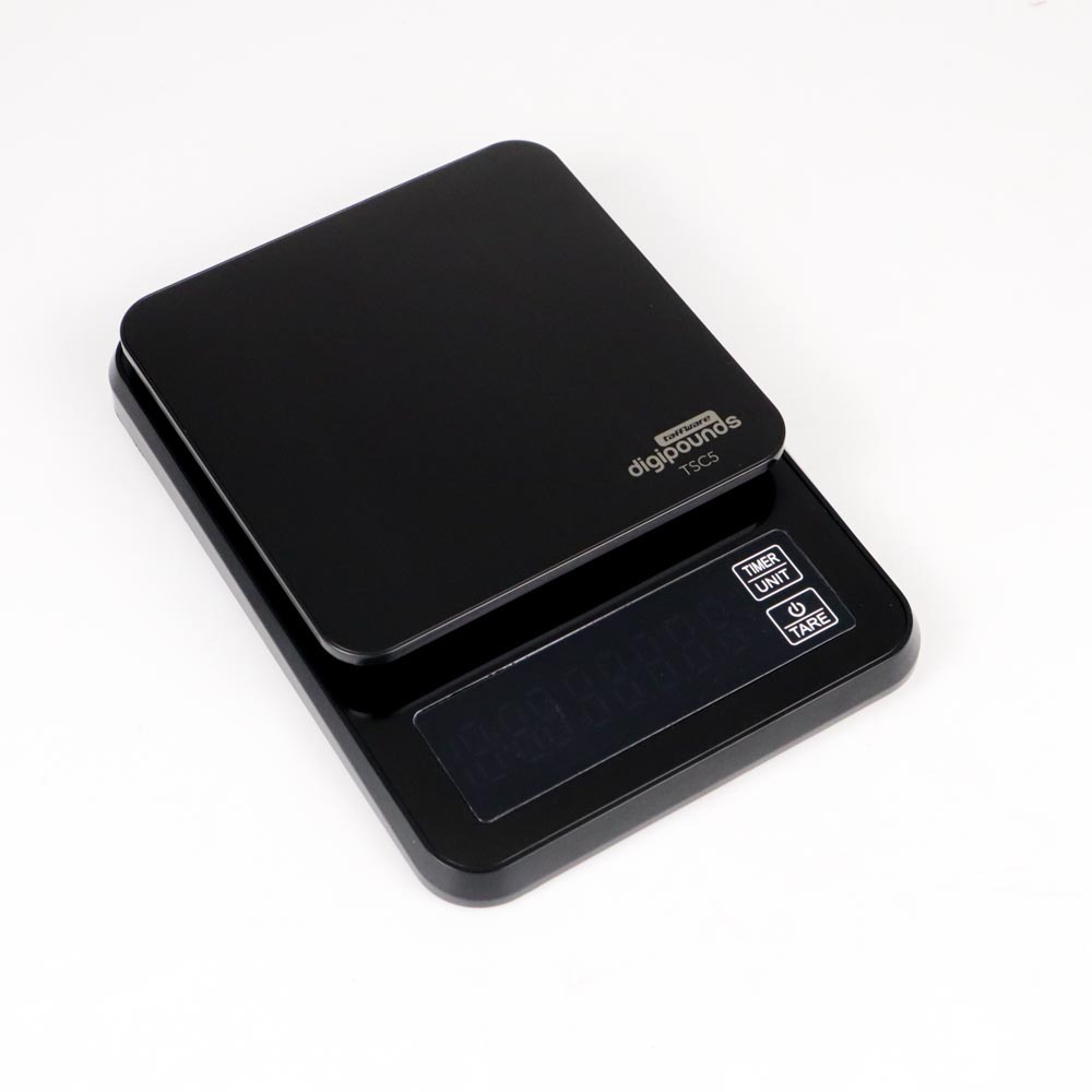 Taffware Digipounds Timbangan Dapur Mini Digital Coffee Scale LCD 5000g - 0.1g - TSC5 - Black