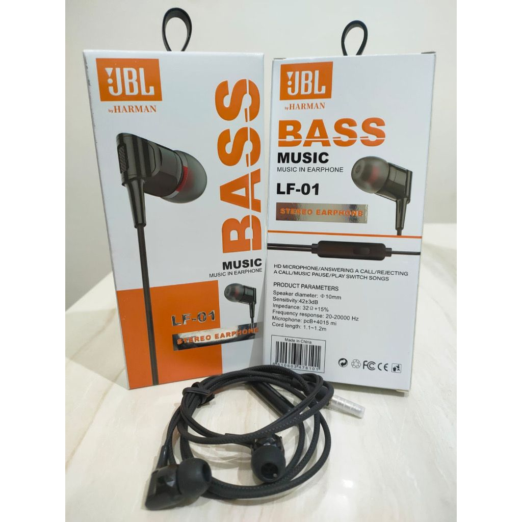 Hendset Handsfree JBL LF-01 Super BAss Suara Bagus Ol