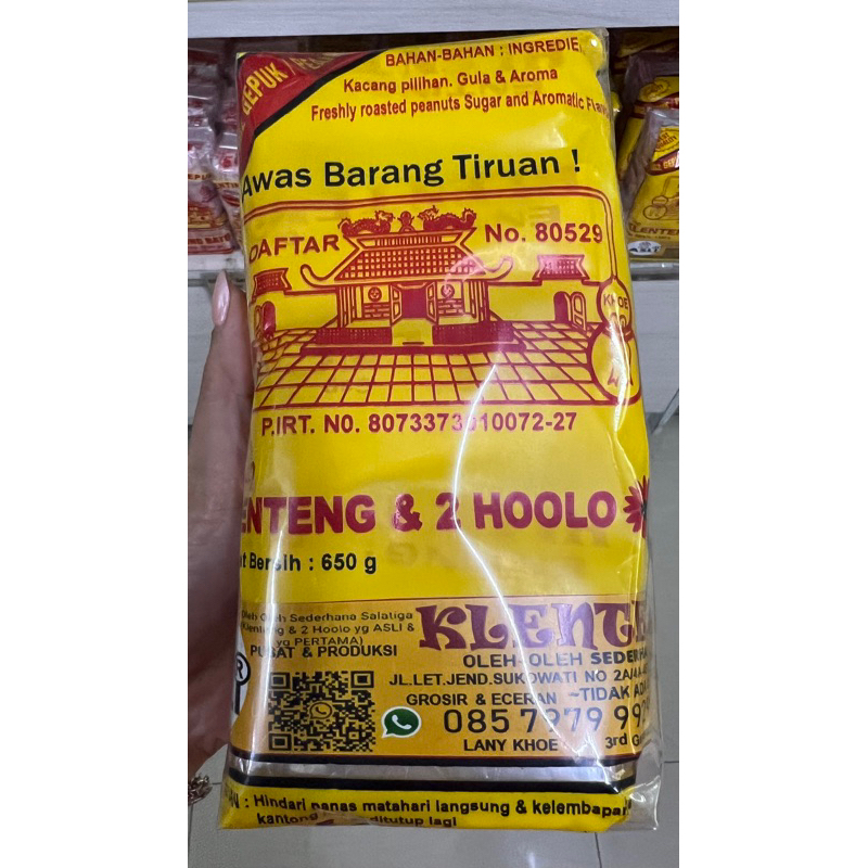 

ENTING ENTING Cap KLENTENG & 2 HOOLO isi 50