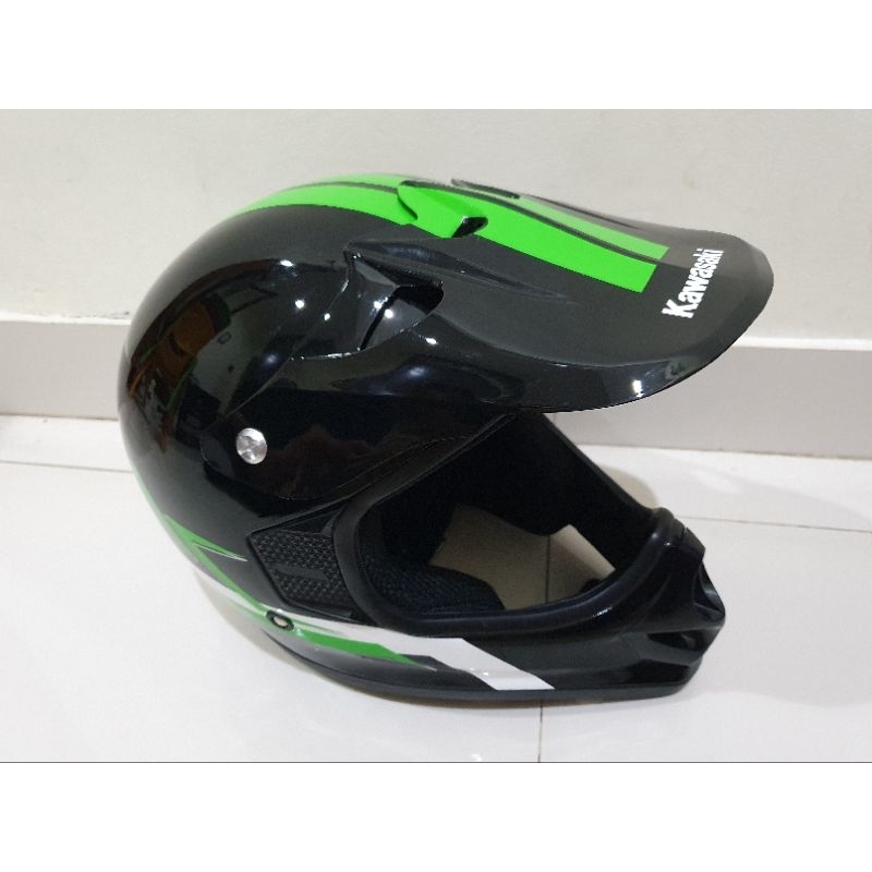 Helm Full Face Original Kawasaki KLX (Pre-Loved)