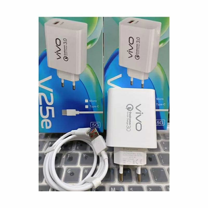 New Charger VIVO V25E 120W Super VOOC Fast charging Original Flash charging MICRO USB TYPE C