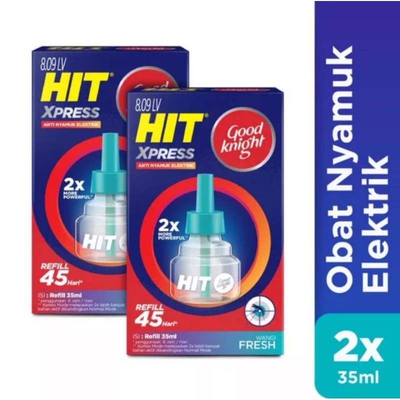 Hit Good Knight Xpress Refill 45 hr x2