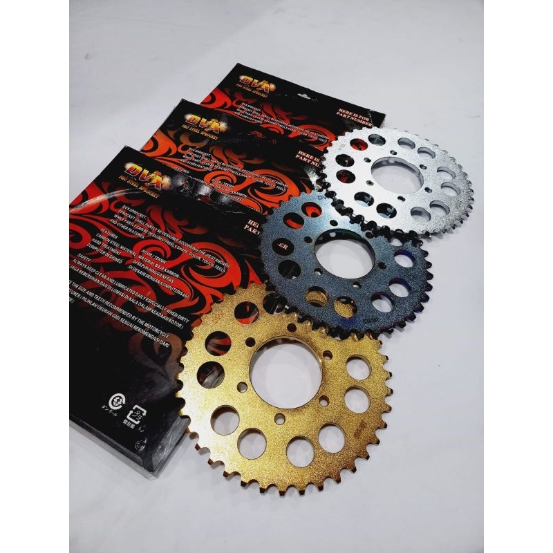 GEAR GIR BLAKANG NINJA150RR 520-38T SD 39T DVX RACING