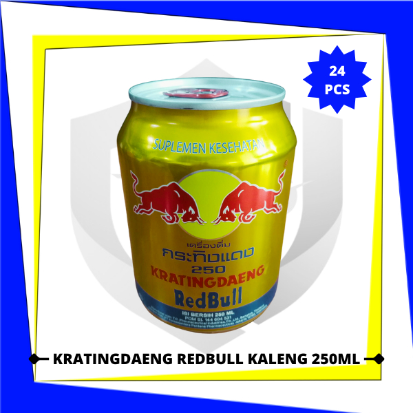 KRATINGDAENG RedBull Kemasan Kaleng 250ml x 24 pcs (1 Karton)