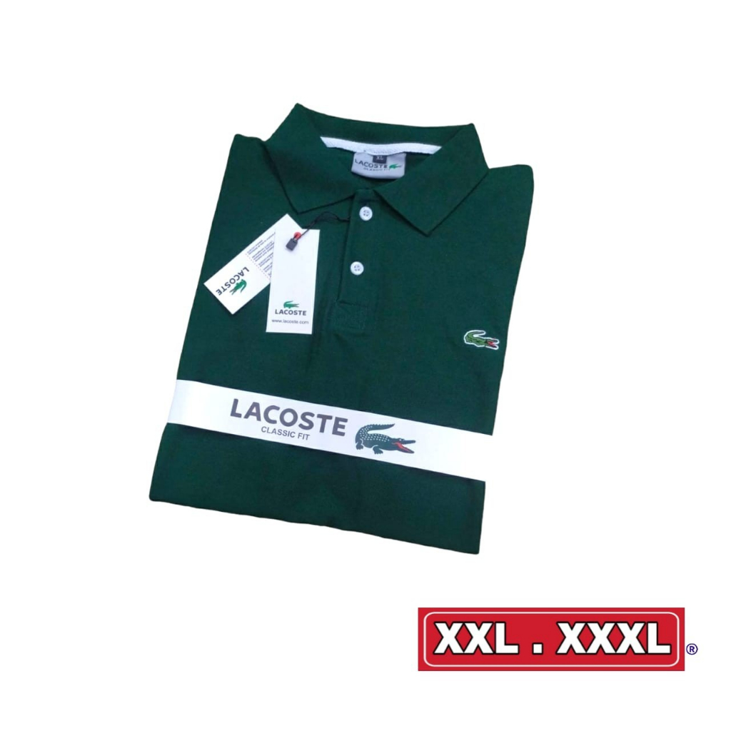 kaos polo shirt ukuran jumbo XXL-XXXL premium lengan pendek bordir full tag dan lebel distro terbaru 2023 atasan pria