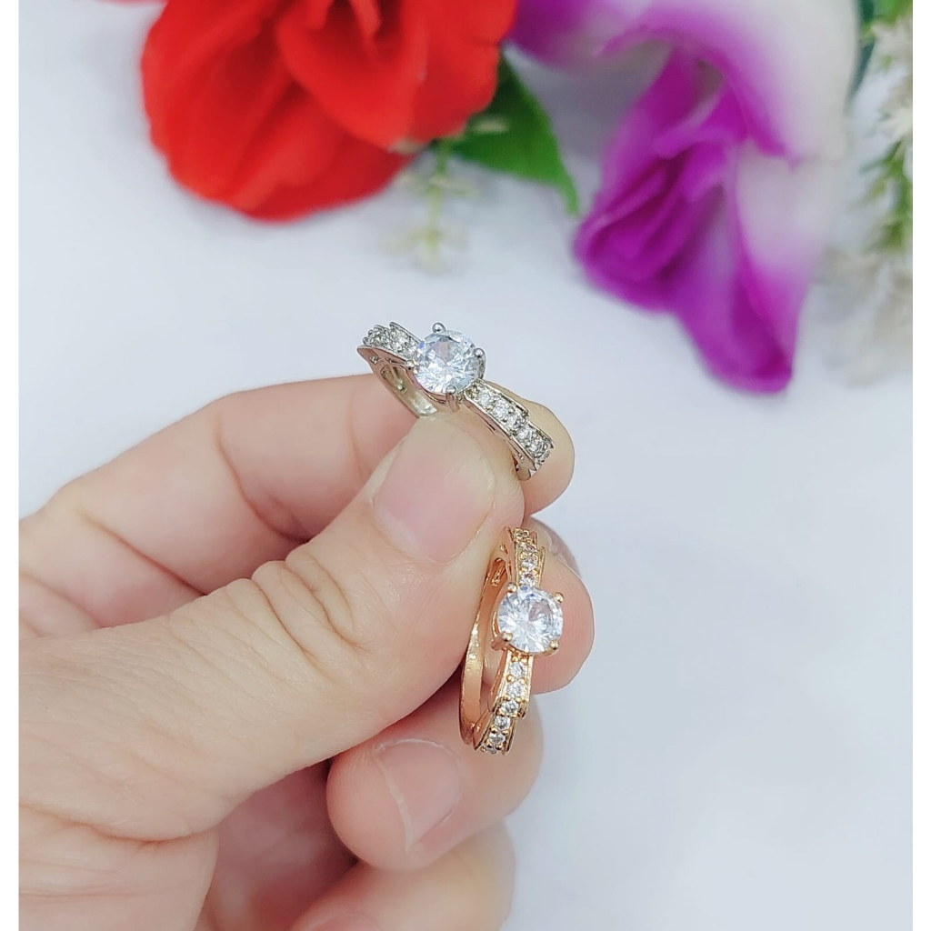 Cincin Xuping Permata Full Perhiasan Wanita R617 618 619