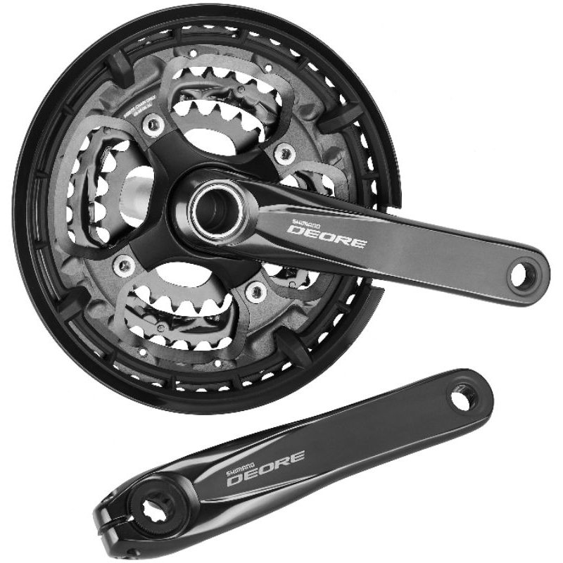Crank shimano Deore T6010-3 speed HT2 48/36/26t arm 170mm 3×10 speed original shimano hollowtech 2 u