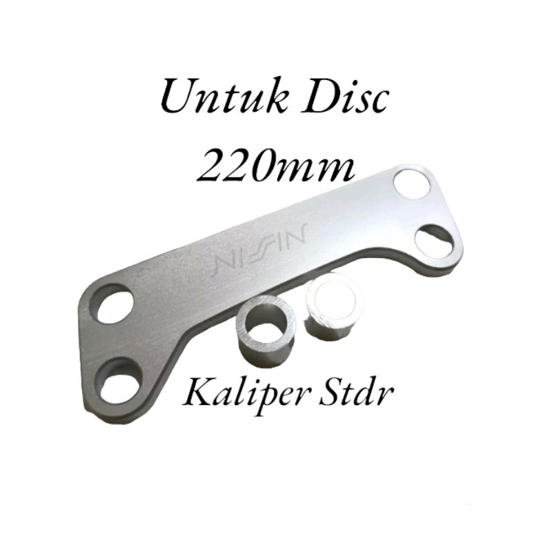 Breket Kaliper Standar Disc 220mm Beat Vario Scoopy Genio Dill Mio Soul Mio Smile Mio Sporty Mio GT Mio Dill