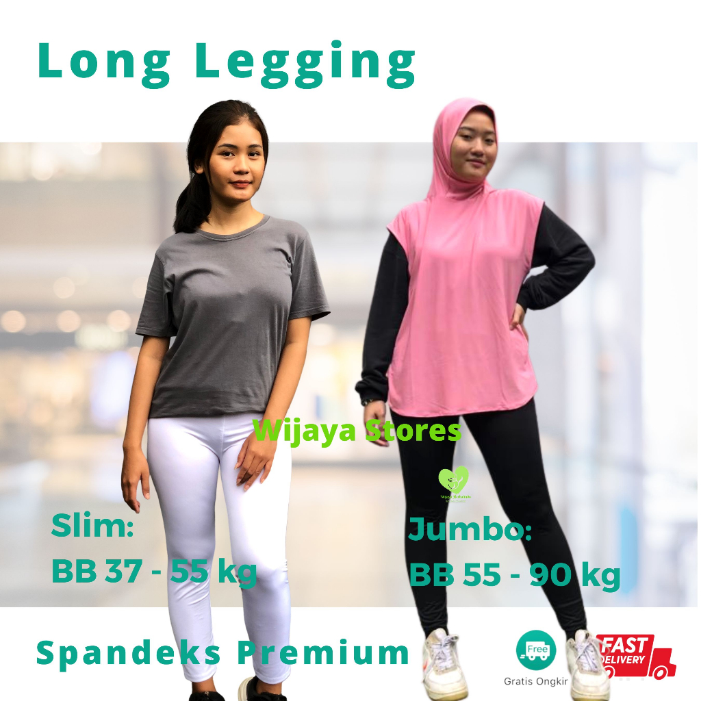 [Outfits] Celana Legging Panjang / Celana Yoga Wanita / Setrit Panjang Wanita / Celana Strit Wanita / Celana Ketat Wanita / Leging Wanita