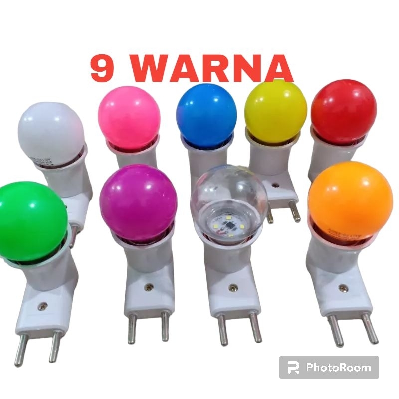 YC22 lampu tidur warna warni / lampu led pingpong / lampu kamar tidur warna / lampu hias kamar tidur