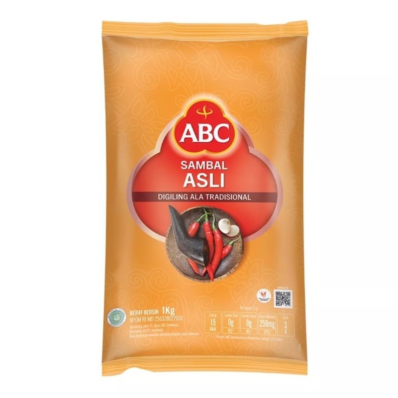 

ABC saos sambal Asli 1 kg