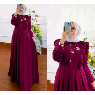 GAMIS CRINGKLE AIRFLOW // GAMIS WANITA TERLARIS // GAMIS WANITA JUMBO