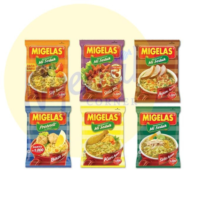 

Migelas Mie Instant 28gr x 10pcs