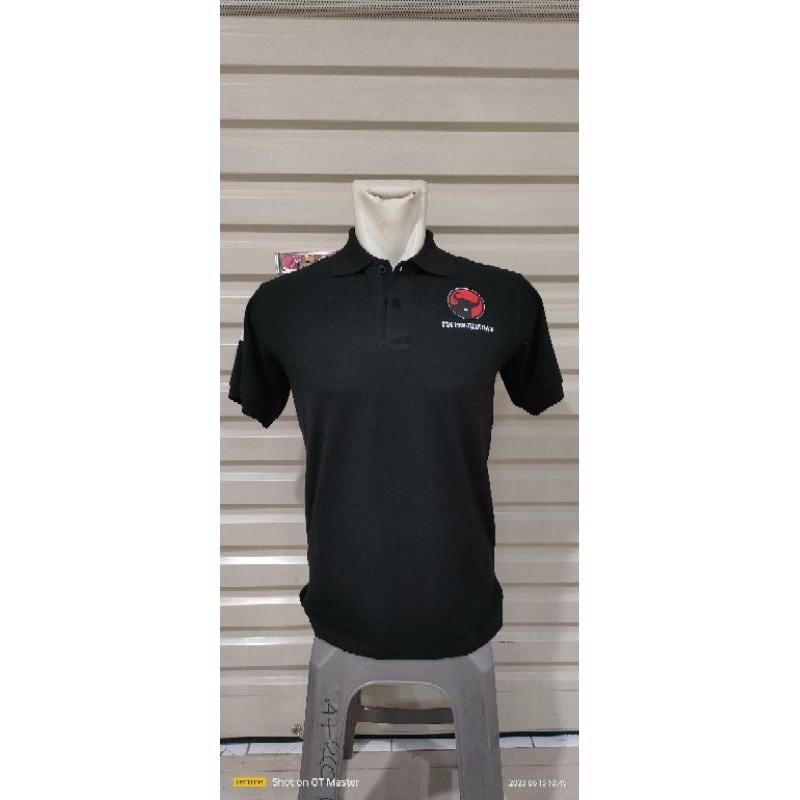 kaos PDI perjuangan polo lakos katun