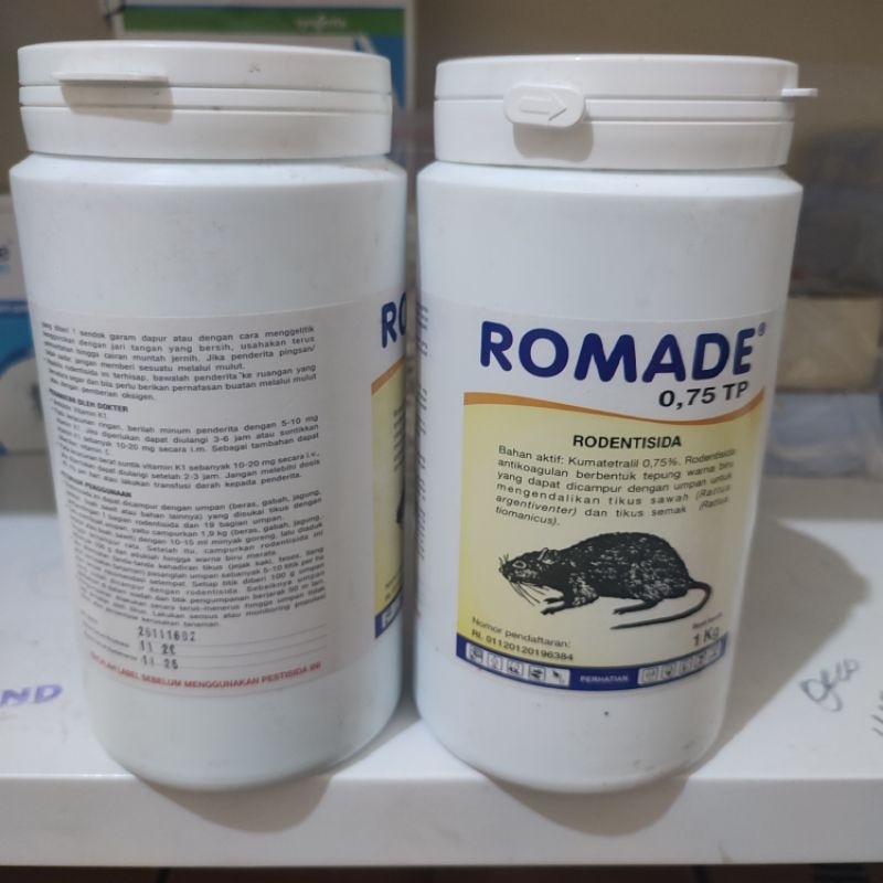 ROMADE 0.75 TP / UMPAN BUBUK BASMI TIKUS SECARA MASSAL 1 KG