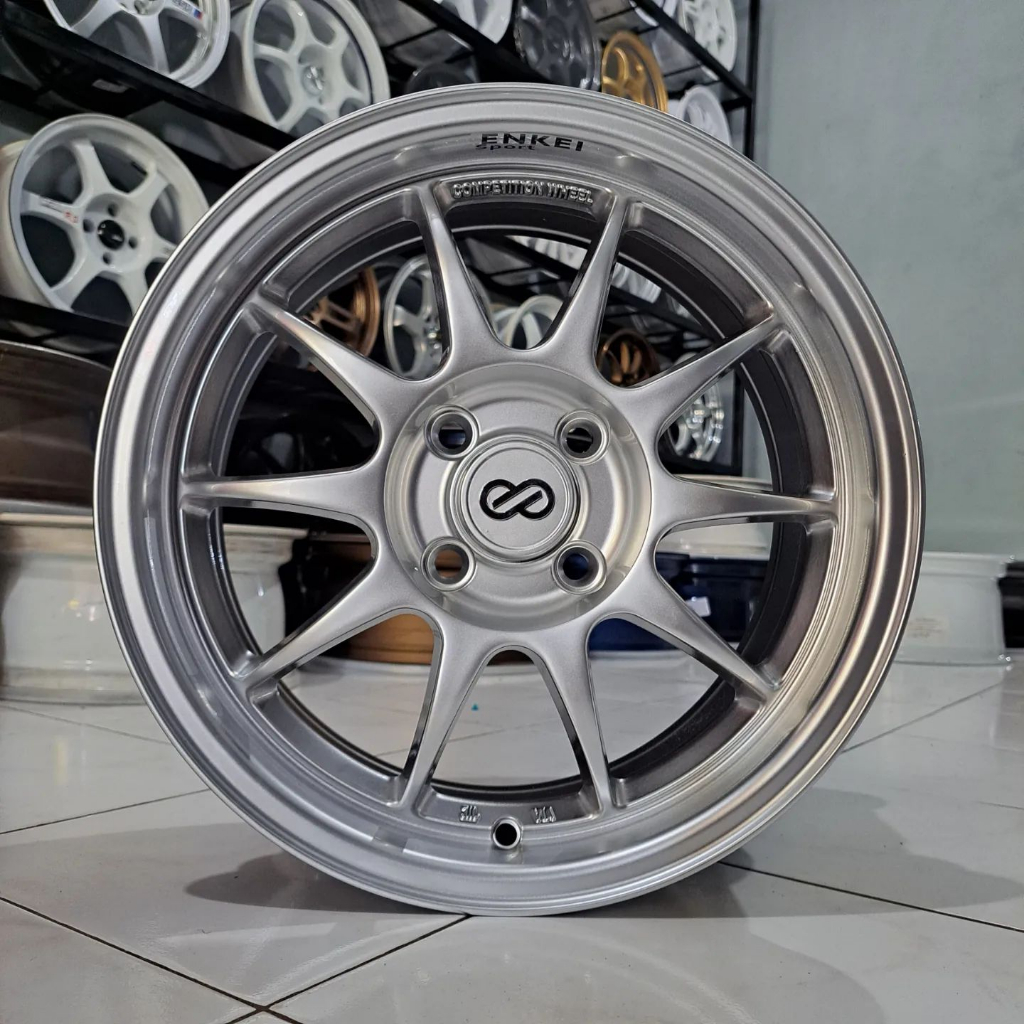 Velg Enkei Tarmac  R15 Pcd 4x100 Lebar 6.5 et 40 velg mobil ring 15