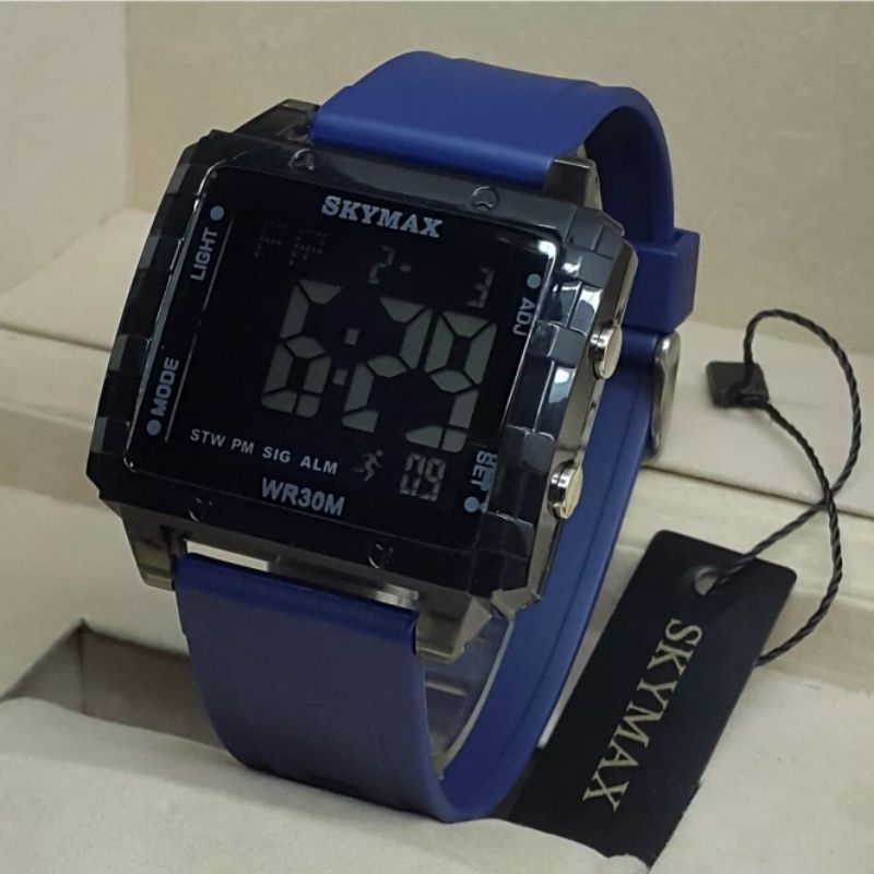 JAM TANGAN SKYMAX 2119 Original Digital Watch Rubber WaterProof TAHAN BEKU COD