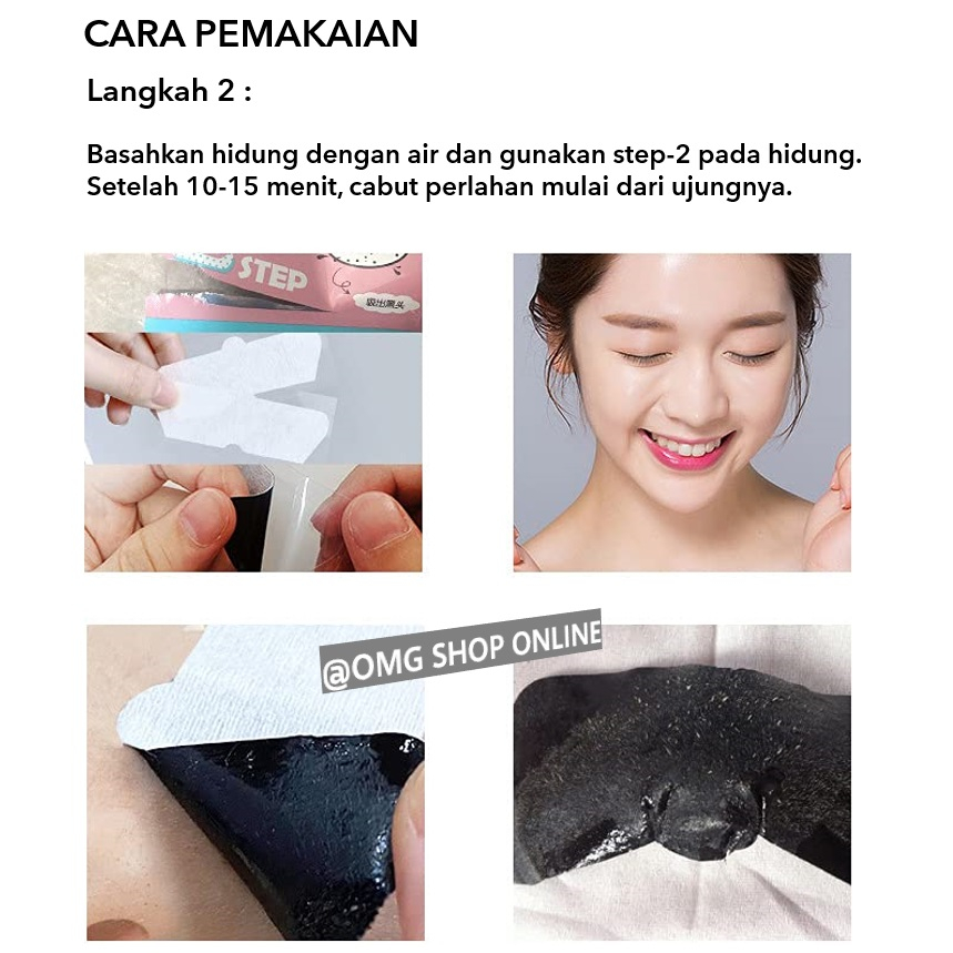 Isi 5 Pcs Termurah !!! Masker Wajah 3 Step in 1 Remove Blackhead Masker Hidung Penghilang Komedo / Sheet Mask Pembersih Komedo Masker Wajah Hidung Pencabut Komedo / Masker Peel Off Anti Komedo Masker Gelatin / Masker Komedo Ampuh Masker Hidung Jerawat