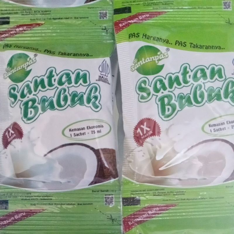 

Santan Bubuk, Santanpas, 1 Renceng Isi 10, 13g
