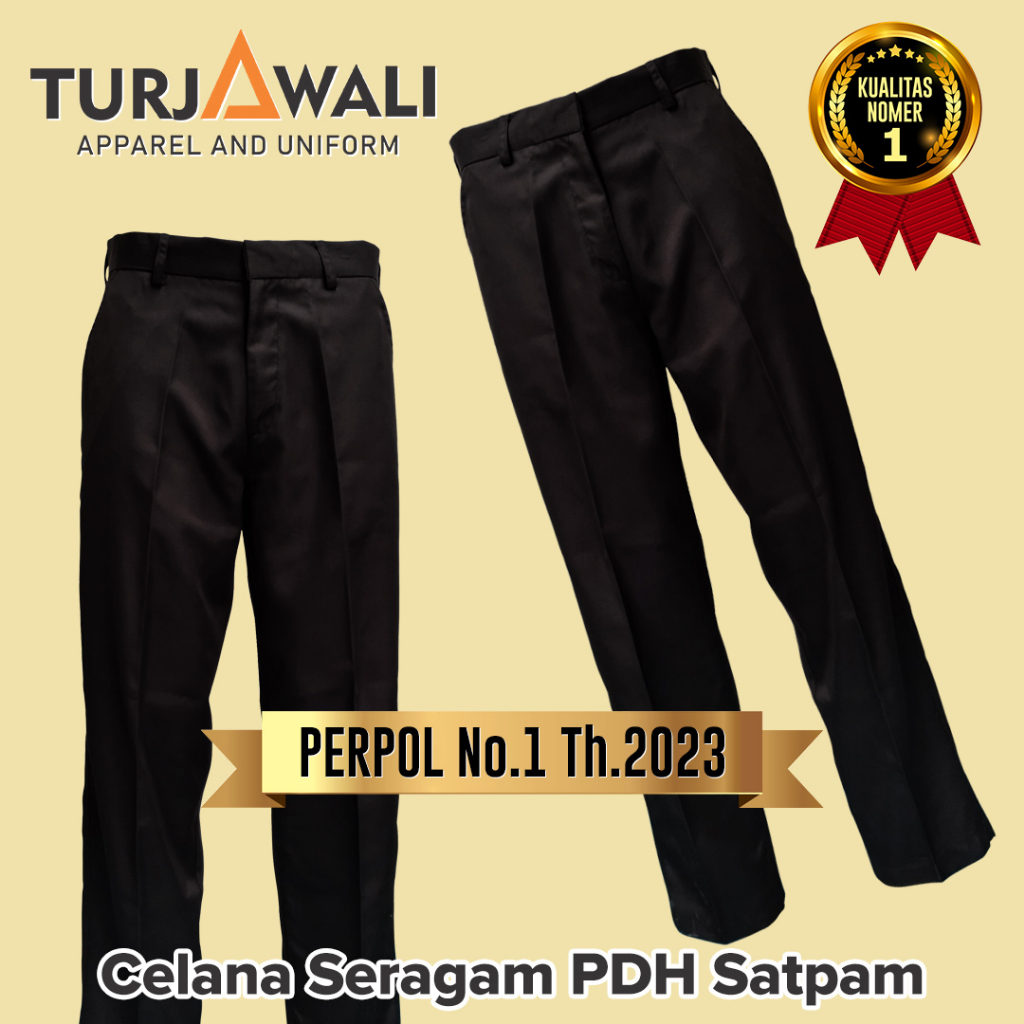 Celana PDH Satpam Security Terbaru / Celana PDH Security / Celana PDH Satpam Model Terbaru Premium