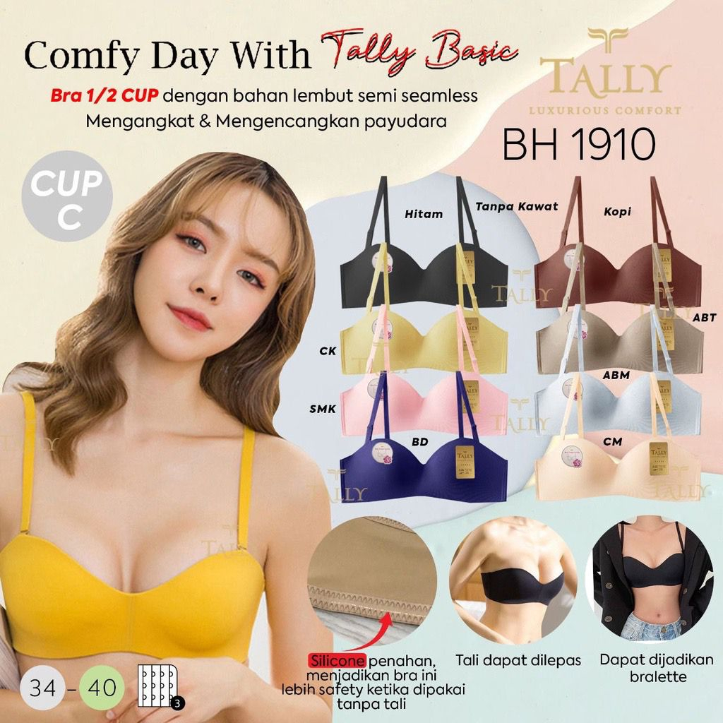 BRA BH TALLY 1910 HALF CUP TANPA KAWAT