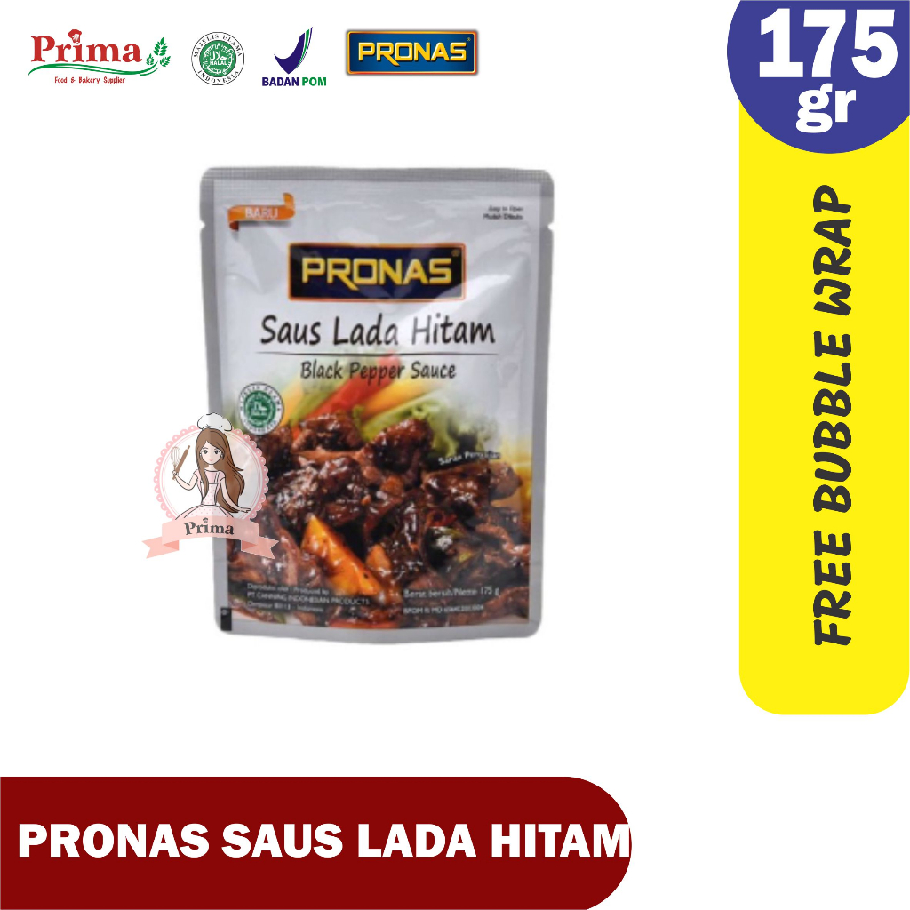 

Saus lada hitam - Pronas - 175gram