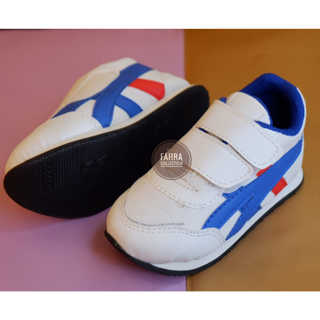 Sepatu sneaker anak laki-laki imitasi asic