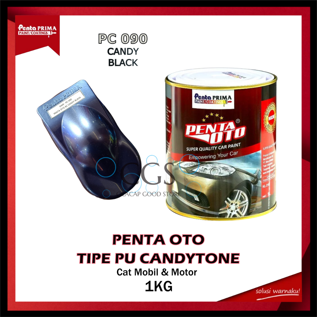 Cat Candy BLACK PU Penta Oto / Cat Hitam Candy PU / Cat Candy PU BLACK / Cat Candytone Black PU / Ca