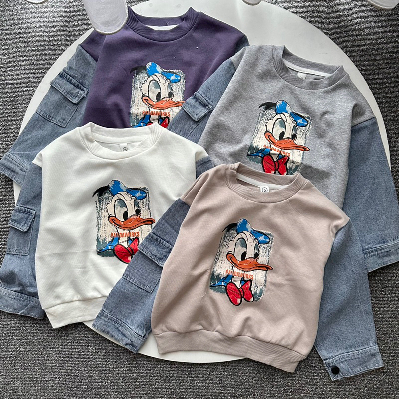 Donalduck sweater jeans | sweater crewneck anak