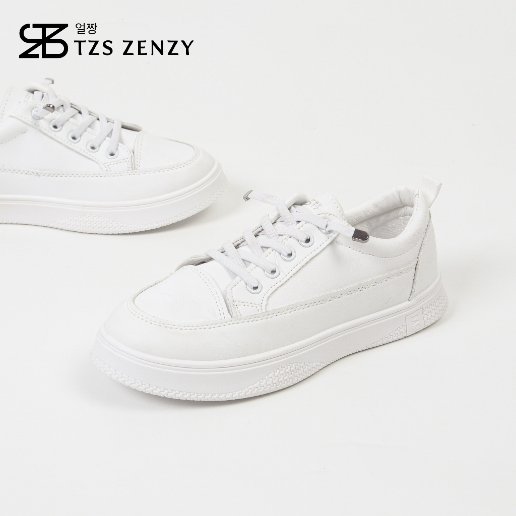 TZS Zenzy Lovas Shoes Exclusive Series - Sepatu Casual Wanita - Sepatu Putih Modis - Sneakers Cewek