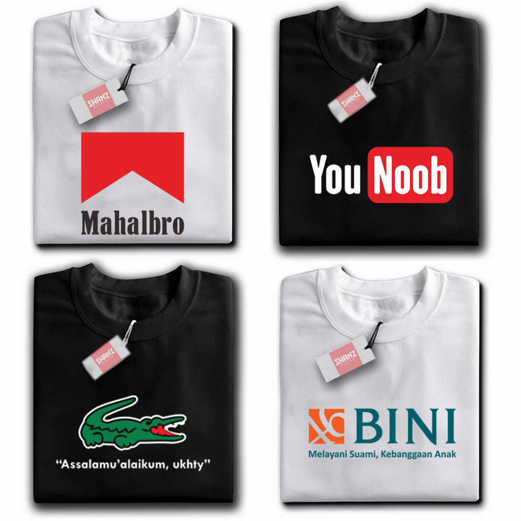 Kaos Plesetan Kocak PART 2 Mahalbro Younoob Bini Buaya