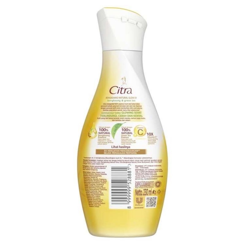 CITRA Bengkoang Natural Glow UV Hand &amp; Body Lotion