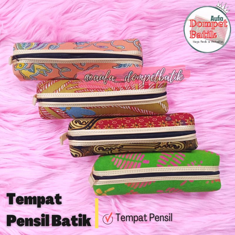 

Souvenir Tempat Pensil Batik Ukuran 19 × 7 cm (Isi 20 pcs)