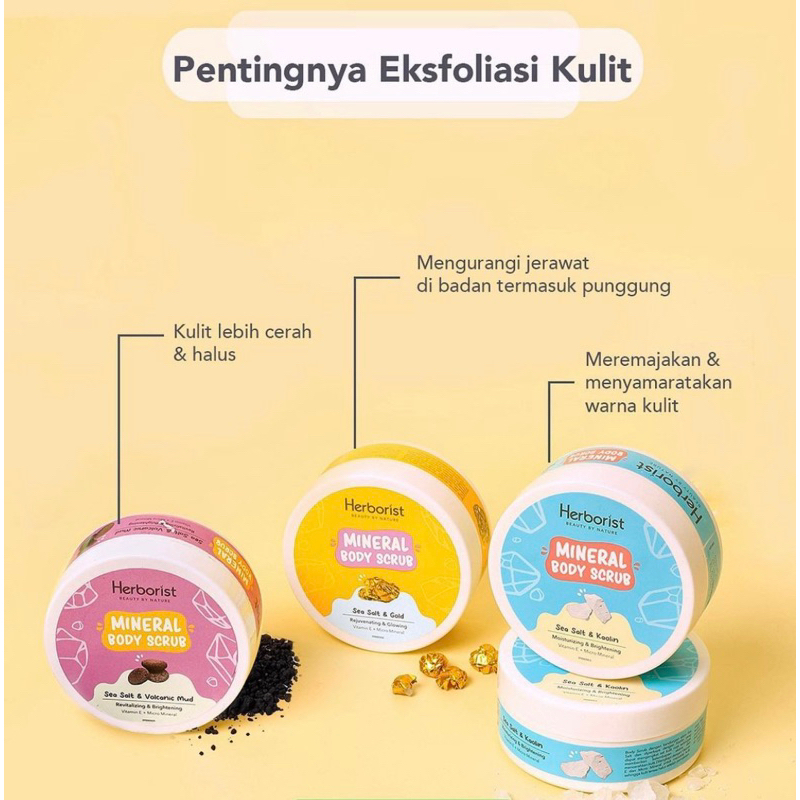 MFI - Herborist Face Scrub | NETTO 150 ml