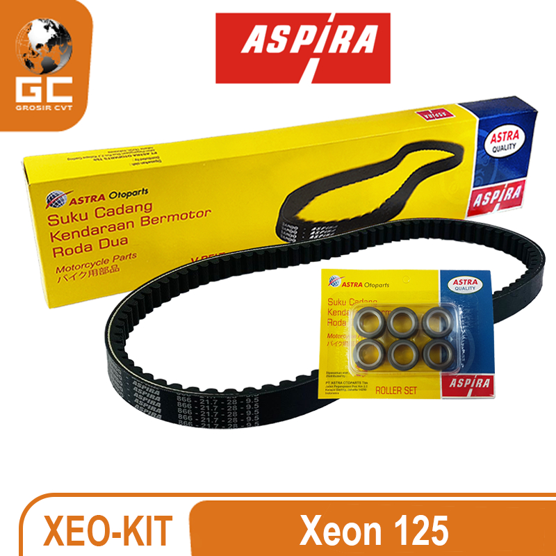 Aspira Vanbelt V Belt Van belt Fanbelt Kit Assy Set Yamaha XEON RC 125 YH-E76PA-XEO-1200