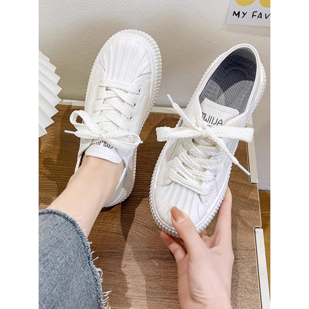 COD POS 629 Sneakers Slip On Polos Wanita Musim Panas Sepatu Model Korea