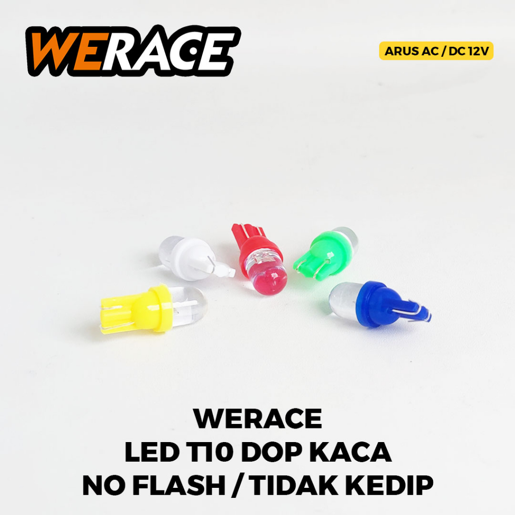 [WERACE] LED SEN SENJA T10 DOP KACA NO FLASH / TIDAK KEDIP