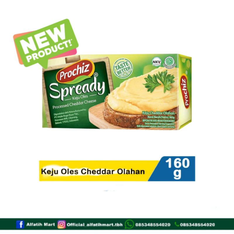 

Keju Prochiz Spready 160g