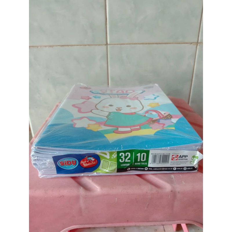 

Buku Tulis SIDU Murah 32 / 38 / 58 Lembar 1 Pack Isi 10 Pcs