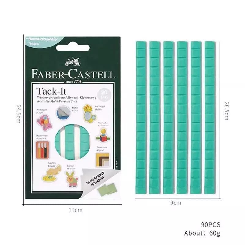 

(15 PCS) REUSABLE NAIL CLAY TACK IT GLUE PEREKAT MULTIFUNGSI FABER CASTEL