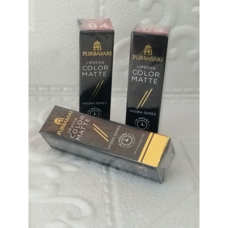 Promo Purbasari lipstik color matte no 85 dan 89