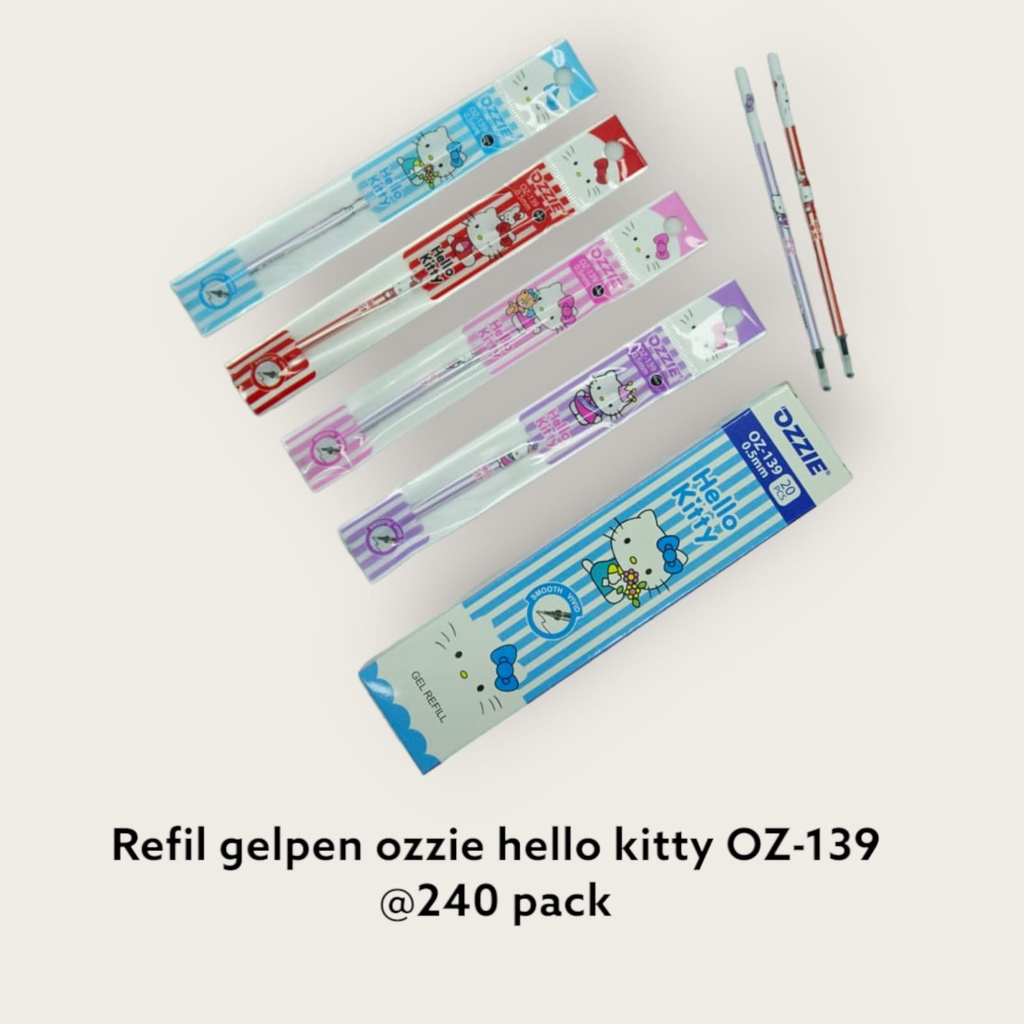 

Refill Gelpen Ozzie Motif Hello Kitty OZ-139 1 Box (isi 20pcs)