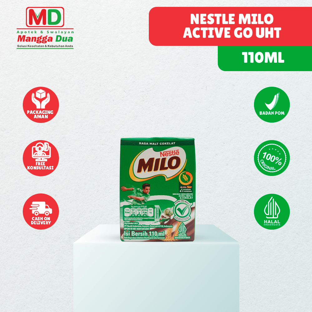 

MILO ACTIV-GO UHT Susu Coklat 110ml - 180ml