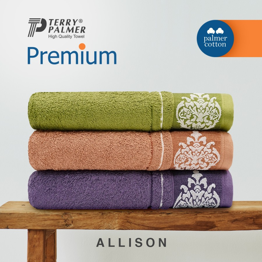 HANDUK TERRY PALMER PREMIUM 70x140 BORDIR / HANDUK BORDIR 70x140 / HANDUK TERRY PALMER 70x140