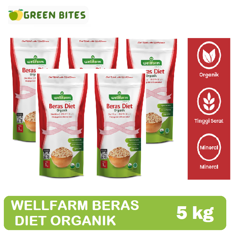 

Wellfarm Beras Diet Organik Riceslim 5 kg