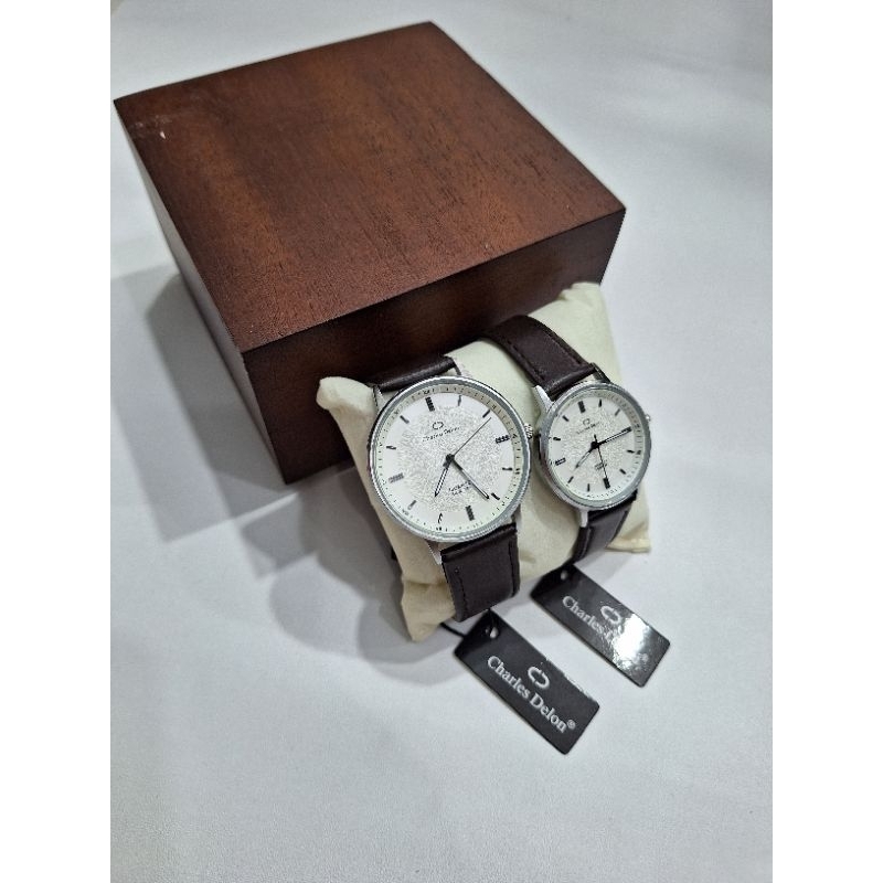 JAM TANGAN COUPLE CHARLES DELON ANTI AIR