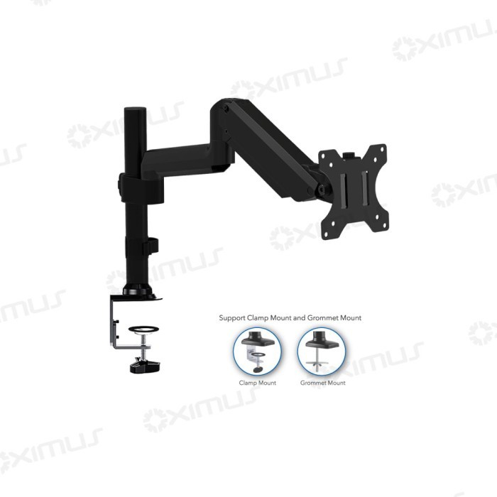 Bracket Monitor Gas Spring OXIMUS P100e | Single Monitor LCD LED