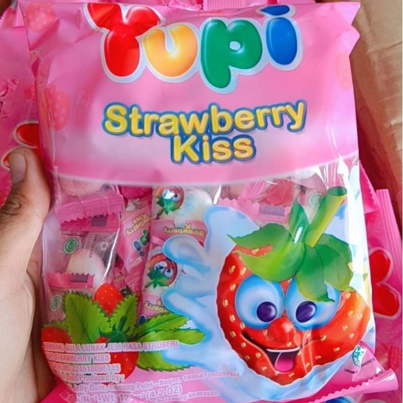 

Permen Yupi Kiss Strawberry 120gr