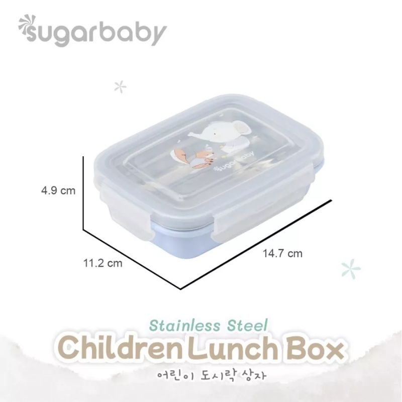 Sigarbaby children lunch box kotak makan stainlis