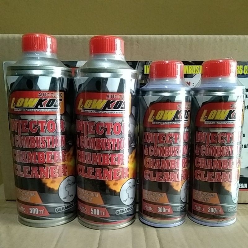 LOWKOS - CAIRAN INFUS INJEKSI 300 ML Pembersih Injektor dan Ruang Bakar Mesin